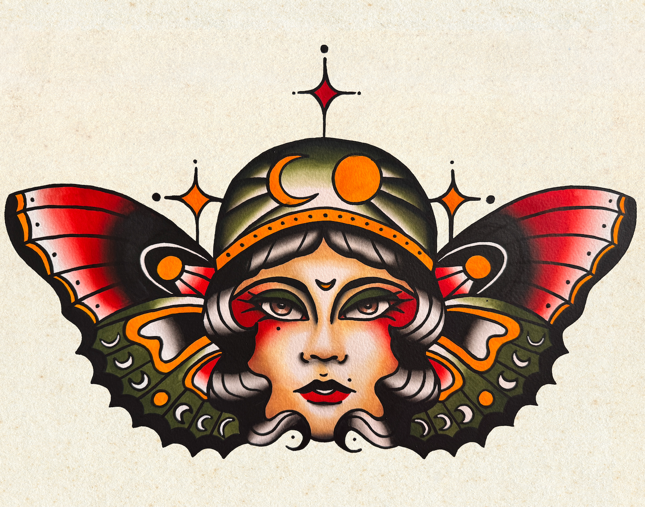 Mariposa Mujer sticker