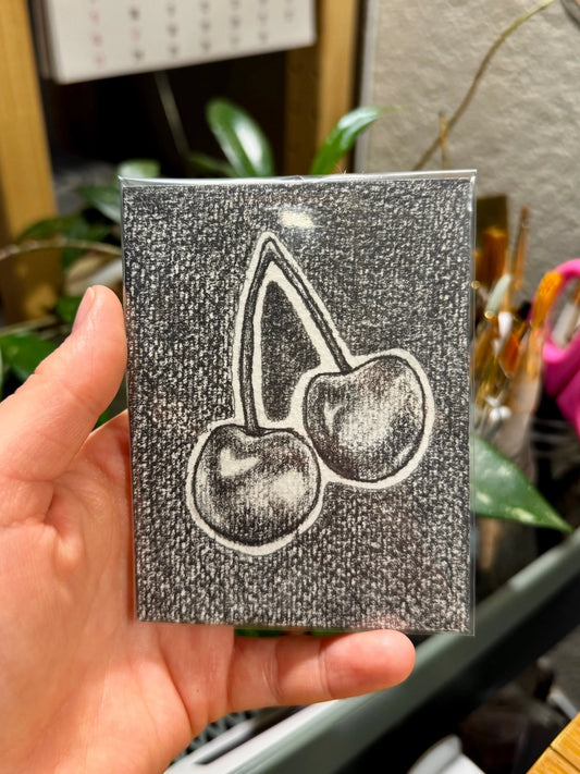 Lovely Cherries graphite drawing