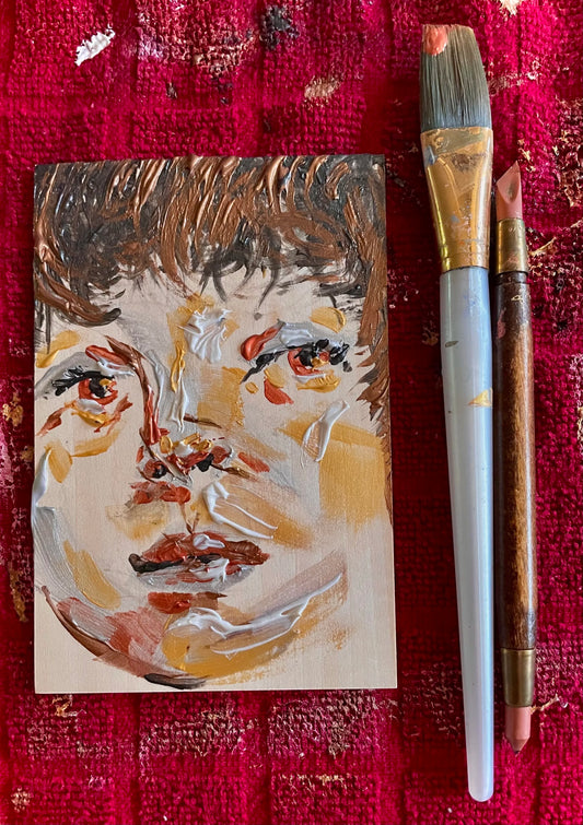 Portrait in Warmth painting