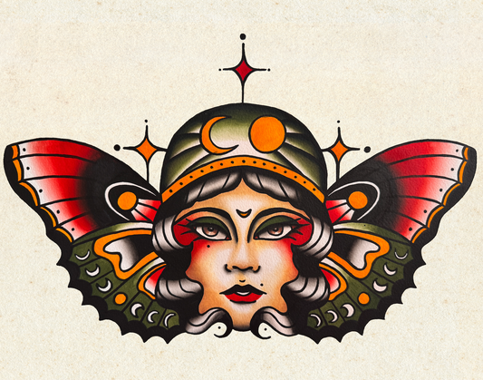 Mariposa Mujer sticker