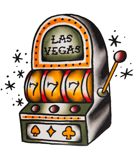 Vegas Slot Machine sticker