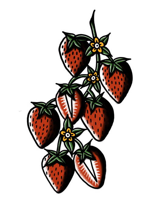 Strawberries sticker