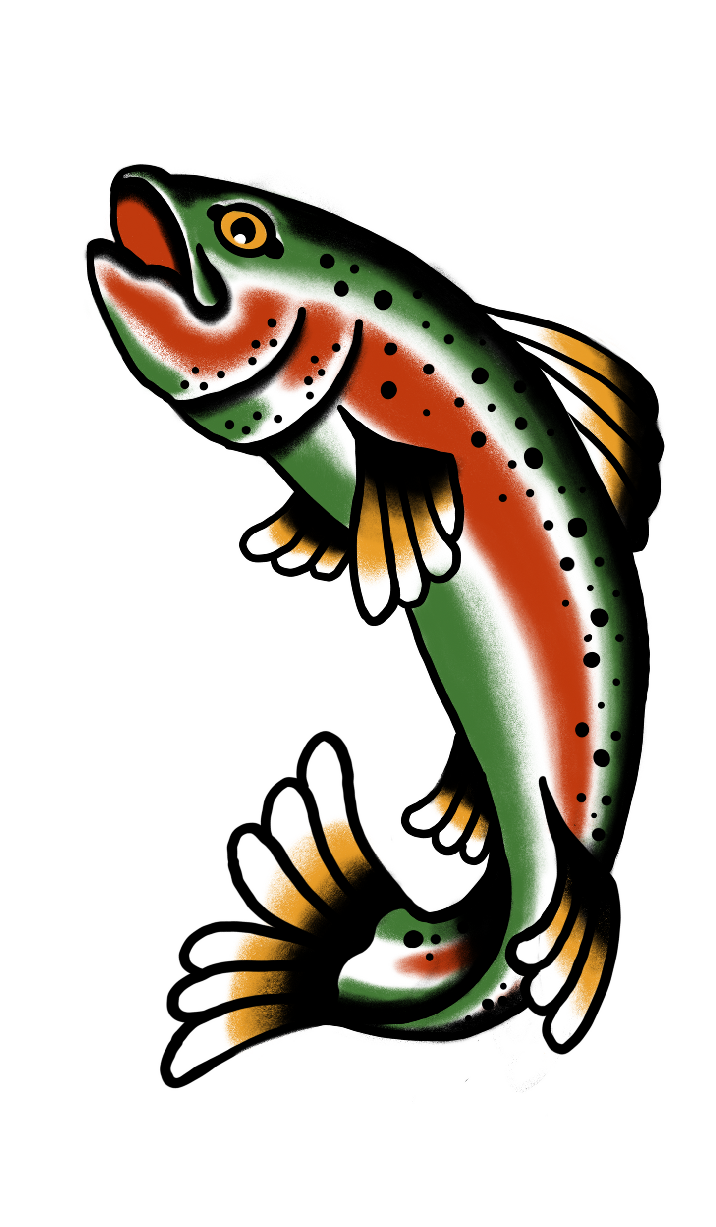 Trout stickers
