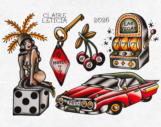 Vintage Vegas 2 print
